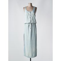 REIKO - Robe longue bleu en lyocell - Femme - Taille 40 - Modz