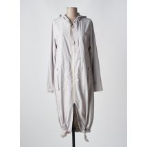 SUITE... - Manteau long gris en polyester - Femme - Taille 34 - Modz