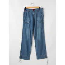 CIMARRON - Jeans coupe droite bleu en coton - Femme - Taille W37 - Modz