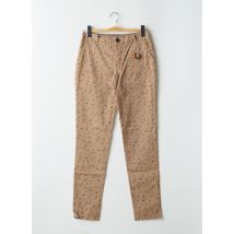 LEON & HARPER - Pantalon chino beige en coton - Femme - Taille 34 - Modz