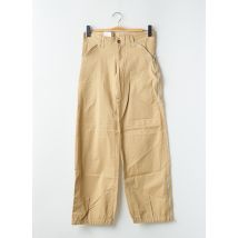 LADY LEVI'S - Pantalon droit beige en coton - Femme - Taille 32 - Modz