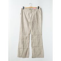 MOGUL - Pantalon chino beige en coton - Femme - Taille W31 - Modz