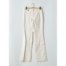 SCHOOL RAG - Pantalon droit beige en coton - Femme - Taille W27 - Modz