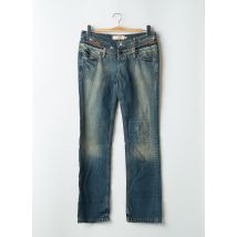 SCHOOL RAG - Jeans coupe droite bleu en coton - Femme - Taille W31 - Modz
