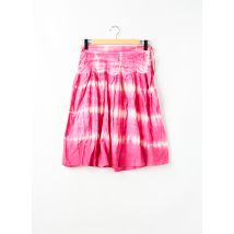 UTTAM LONDON - Jupe mi-longue rose en coton - Femme - Taille 38 - Modz