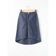 EPURE - Jupe mi-longue bleu en coton - Femme - Taille 34 - Modz