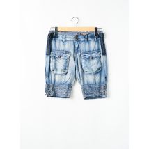 GUESS - Bermuda bleu en lyocell - Femme - Taille W26 - Modz