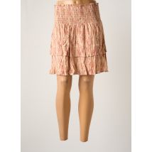 YAYA - Jupe mi-longue rose en viscose - Femme - Taille 38 - Modz