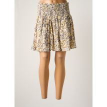YAYA - Jupe courte jaune en coton - Femme - Taille 40 - Modz
