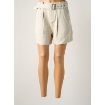 GARCIA - Short beige en coton - Femme - Taille 34 - Modz