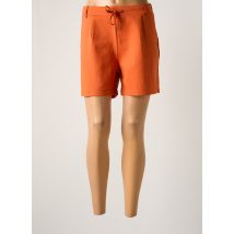 GARCIA - Short orange en viscose - Femme - Taille 34 - Modz