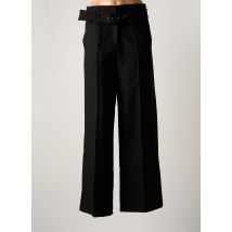 CALIE - Pantalon large noir en polyester - Femme - Taille 36 - Modz