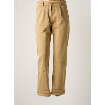 GARCIA - Pantalon chino beige en coton - Femme - Taille 34 - Modz