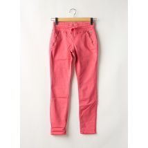 RED BUTTON - Pantalon droit rose en coton - Femme - Taille 34 - Modz