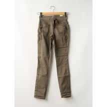 RED BUTTON - Pantalon slim vert en coton - Femme - Taille 32 - Modz