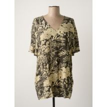 YAYA - Tunique manches courtes vert en viscose - Femme - Taille 36 - Modz