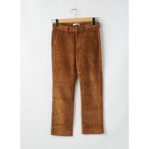 BÔ-M - Pantalon droit marron en coton - Femme - Taille W25 - Modz