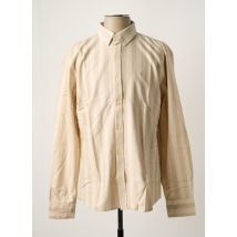 FORÉT - Chemise manches longues beige en coton - Homme - Taille S - Modz
