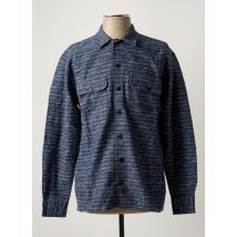 OLOW - Chemise manches longues bleu en coton - Homme - Taille S - Modz