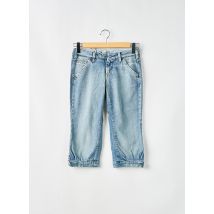 ACQUAVERDE - Pantacourt bleu en coton - Femme - Taille W28 - Modz