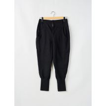 CHEAP MONDAY - Pantalon 7/8 noir en coton - Femme - Taille 36 - Modz