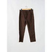KILL DEAL - Pantalon slim marron en coton - Femme - Taille 38 - Modz