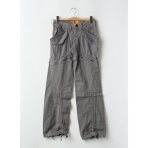 FREEMAN T.PORTER - Pantalon droit vert en coton - Femme - Taille W25 - Modz