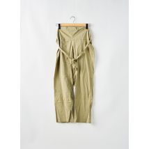 LADY SOUL - Pantalon droit vert en coton - Femme - Taille 36 - Modz