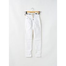 MISS SIXTY - Jeans coupe slim blanc en coton - Femme - Taille W24 - Modz