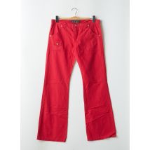 RWD - Pantalon droit rouge en coton - Femme - Taille W33 - Modz