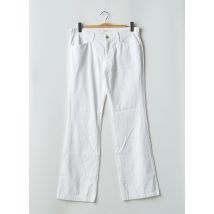 SCHOOL RAG - Jeans coupe droite blanc en coton - Femme - Taille W33 - Modz