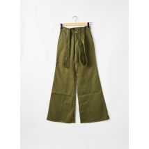 LA BRIGADA INTERNACIONAL - Pantalon flare vert en polyester - Femme - Taille 36 - Modz