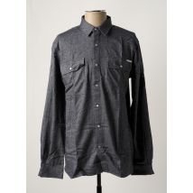 MAISON LABICHE - Chemise manches longues noir en coton - Homme - Taille XS - Modz