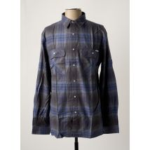 MAISON LABICHE - Chemise manches longues gris en coton - Homme - Taille XS - Modz