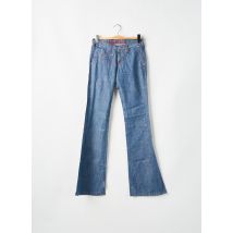 LA BRIGADA INTERNACIONAL - Jean coupe flare bleu en coton - Femme - Taille 36 - Modz