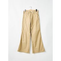LOIS - Pantalon droit beige en polyester - Femme - Taille 38 - Modz