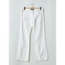 RWD - Pantalon droit blanc en coton - Femme - Taille W33 - Modz