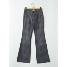 SCHOOL RAG - Jeans bootcut gris en coton - Femme - Taille W27 - Modz