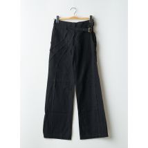 2TWO - Pantalon large noir en coton - Femme - Taille 34 - Modz