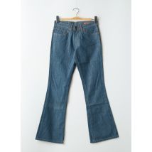 VOLCOM - Jean coupe flare bleu en coton - Femme - Taille W27 - Modz
