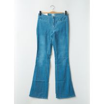 CIMARRON - Pantalon flare bleu en coton - Femme - Taille W32 - Modz