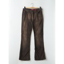 MISS SIXTY - Pantalon flare marron en coton - Femme - Taille W30 - Modz
