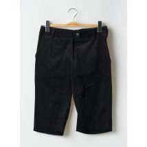 YUMI.MAZAO - Bermuda noir en coton - Femme - Taille 40 - Modz