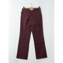 FREEMAN T.PORTER - Pantalon chino violet en polyester - Femme - Taille W34 - Modz