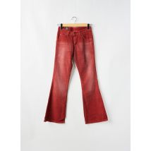#127344 - Jean coupe flare rouge en coton - Femme - Taille W27 - Modz