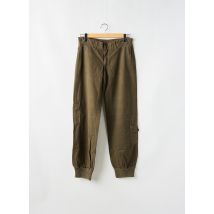 MAGGIE - Pantalon droit vert en coton - Femme - Taille W28 - Modz