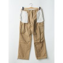 SCHOOL RAG - Pantalon cargo marron en coton - Femme - Taille W30 - Modz