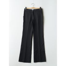 TIM BARGEOT - Pantalon droit noir en polyester - Femme - Taille 36 - Modz