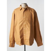 LA PAZ - Chemise manches longues beige en coton - Homme - Taille L - Modz