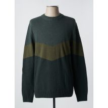BASK IN THE SUN - Pull vert en merinos - Homme - Taille M - Modz